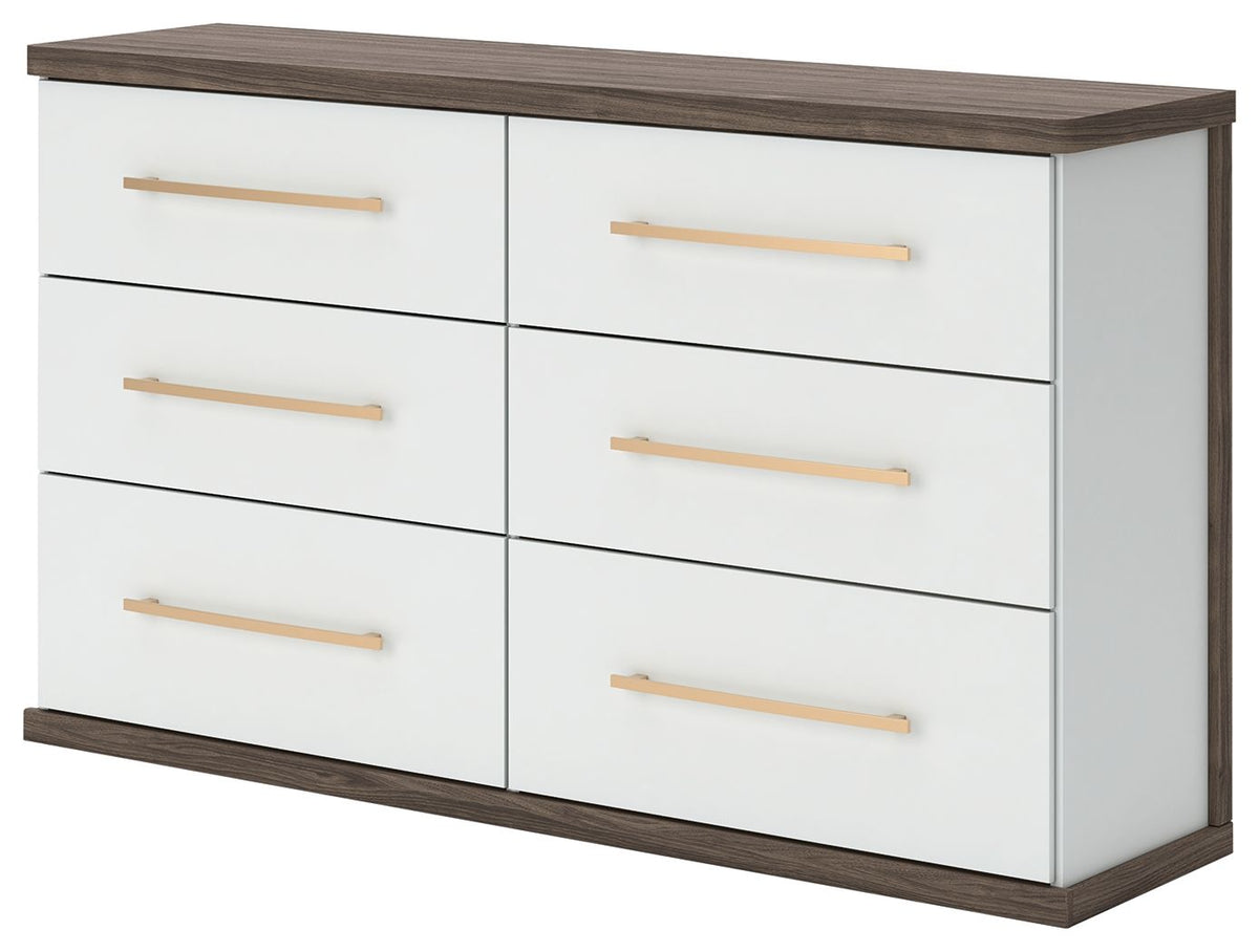 Kendanport - Six Drawer Dresser by Unique Piece Furniture