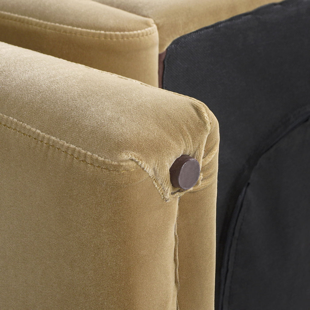 Mason - Arched Arm Chair - Camel Brown Beige by Unique Piece Furniture