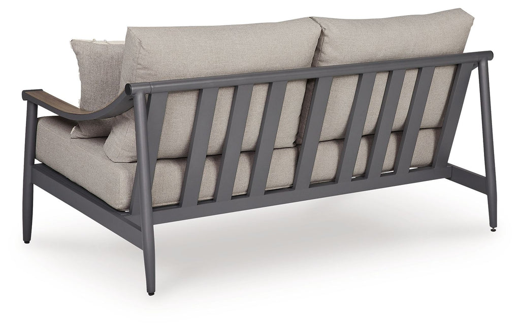 Ocean Beach - Loveseat With Cushion - Gray by Unique Piece Furniture