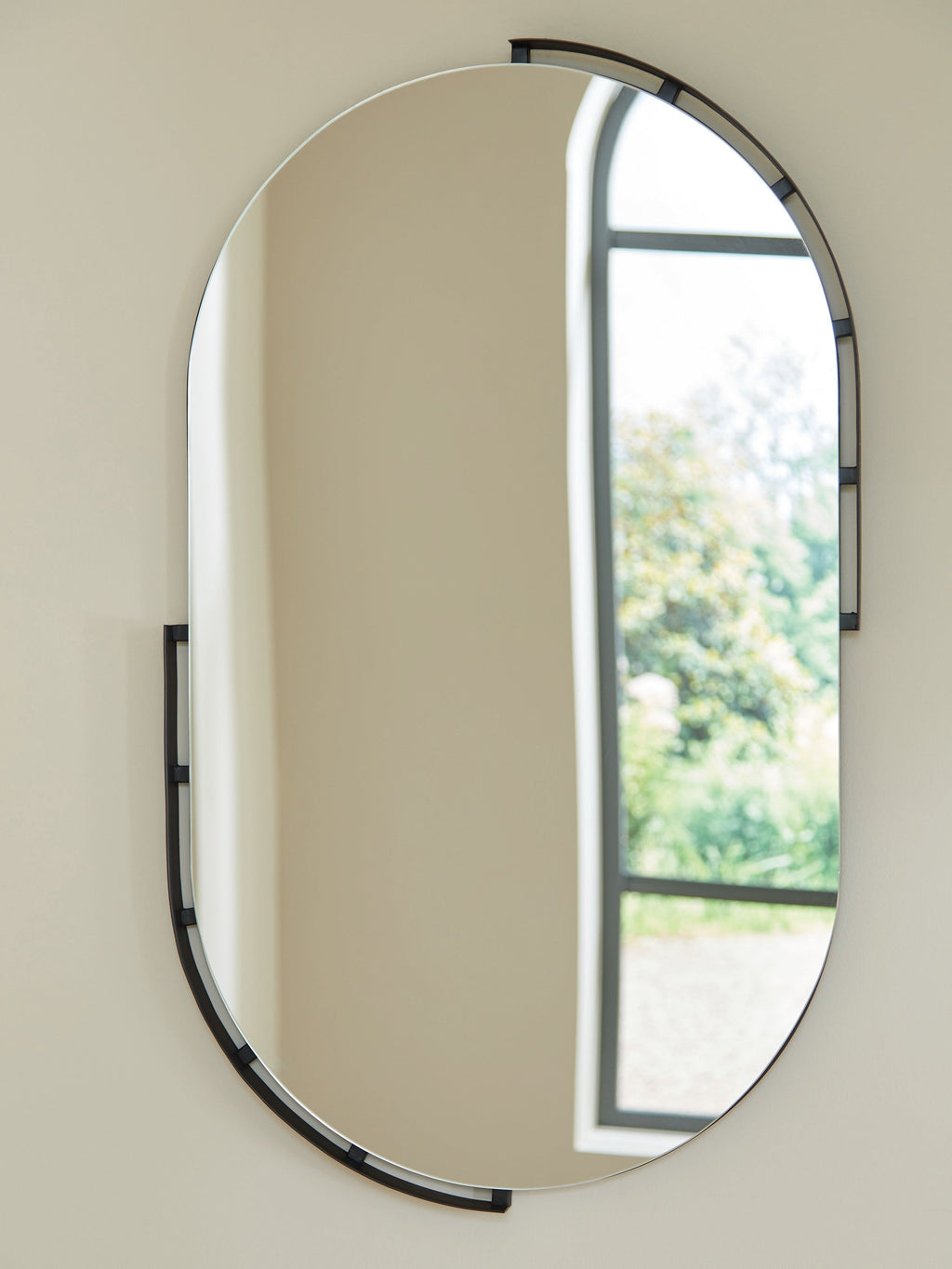 Valkings - Accent Mirror - Black by Unique Piece Furniture