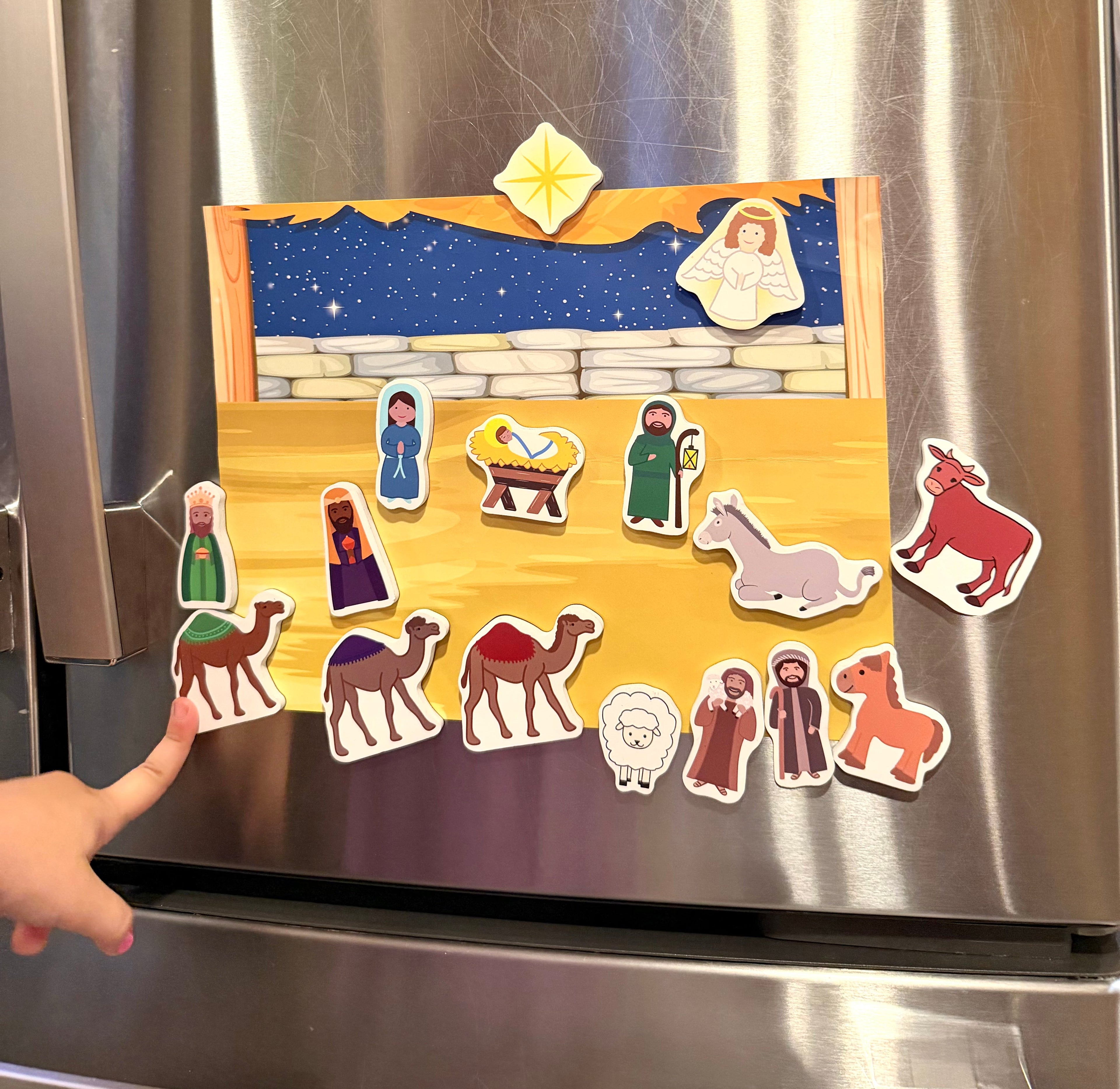 Saintly Heart Nativity Magnet Set by Saintly Heart