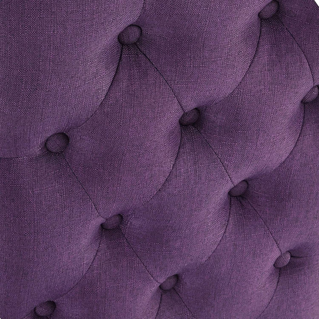 Purple Tufted Dining Chairs Set Of 2 For Dining Room by ShipItFurniture