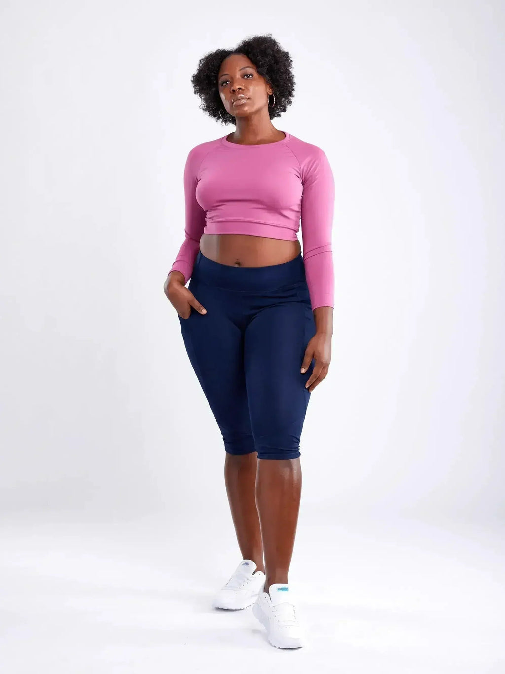 Long-Sleeve Crop Top by Femstylo
