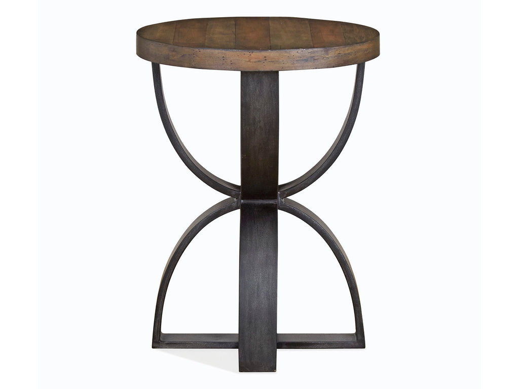 Bowden - Round Accent Table - Rustic Honey by Unique Piece Furniture