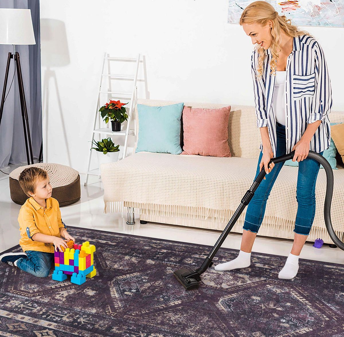 Maval - Washable Rug by Unique Piece Furniture