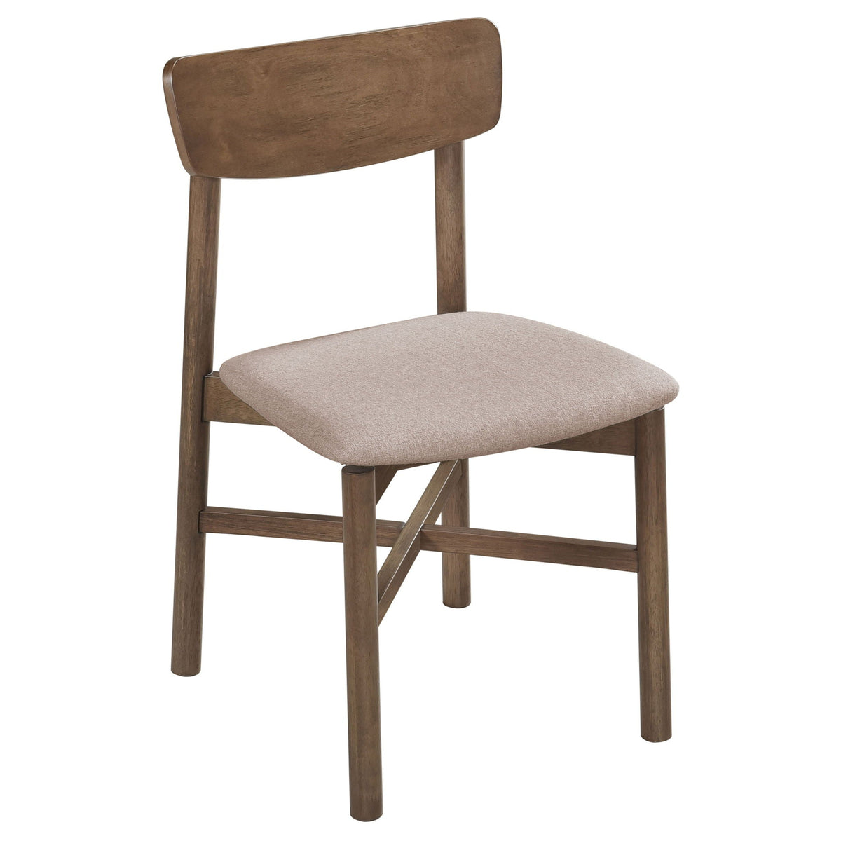 Parkridge Dining Side Chair Natural Walnut (Set of 2) by Unique Piece Furniture