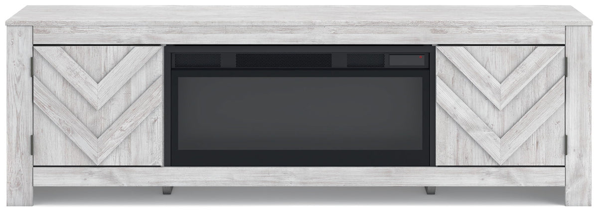 Cayboni - LG TV Stand With Fireplace Option by Unique Piece Furniture