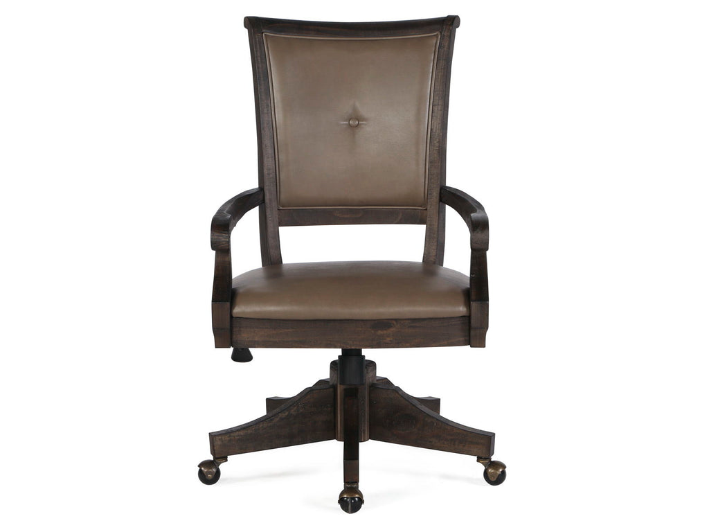 Sutton Place - Swivel Chair - Weathered Charcoal by Unique Piece Furniture