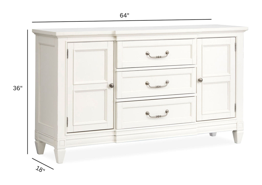 Willowbrook - Buffet - Egg Shell White by Unique Piece Furniture