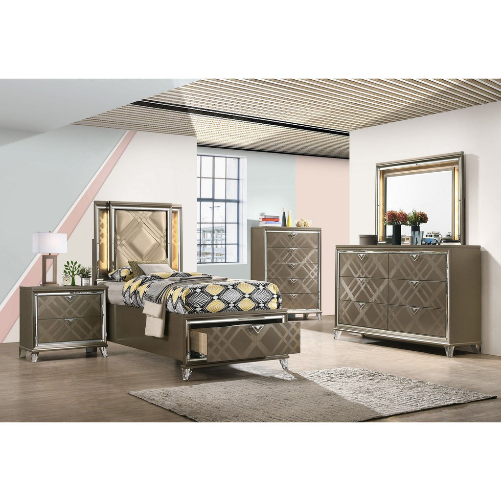 Skylar - Chest - Champagne by Unique Piece Furniture