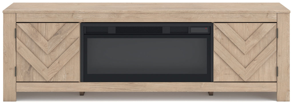Cayboni - LG TV Stand With Fireplace Option by Unique Piece Furniture