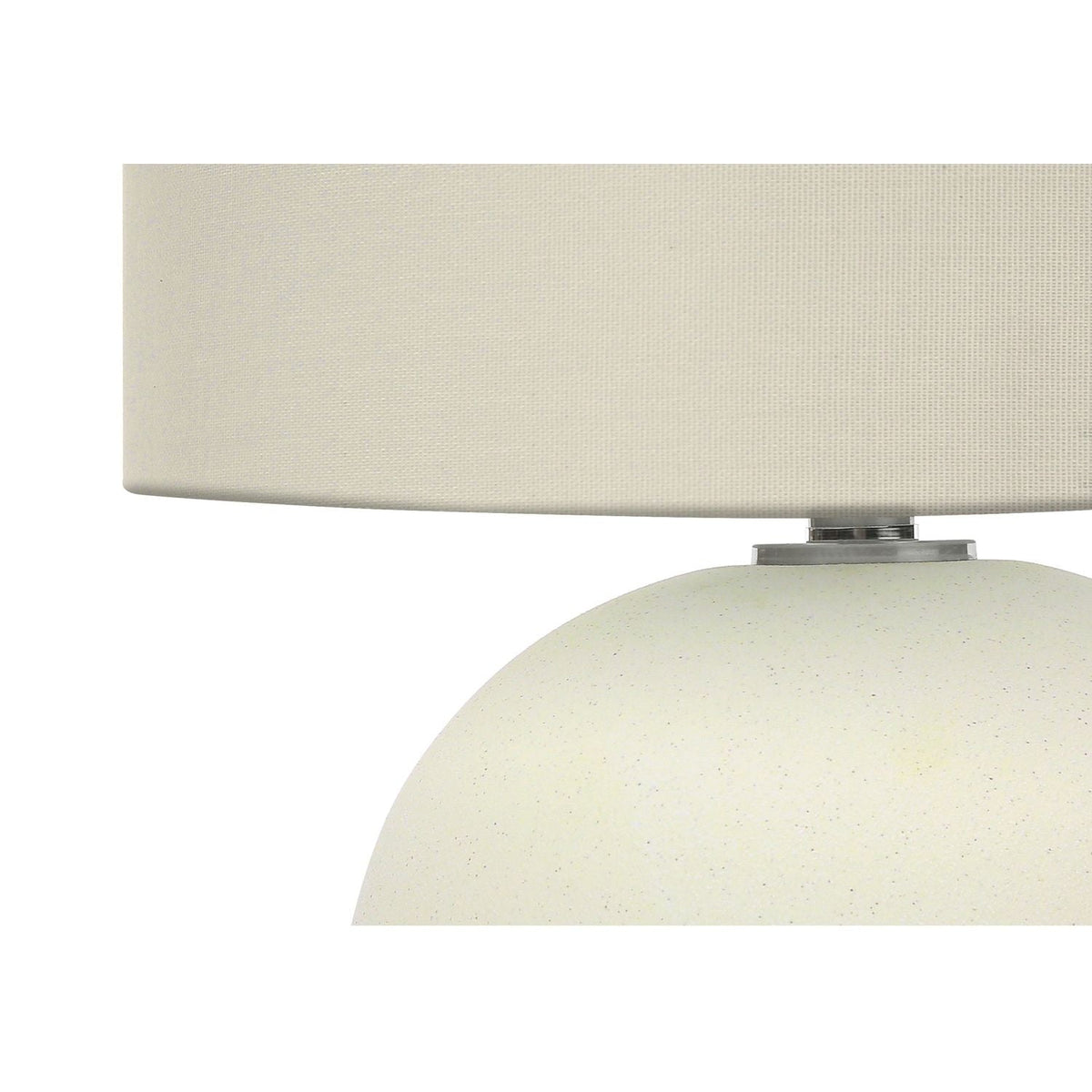 Lighting, Contemporary Table Lamp, Ceramic - Cream by Unique Piece Furniture