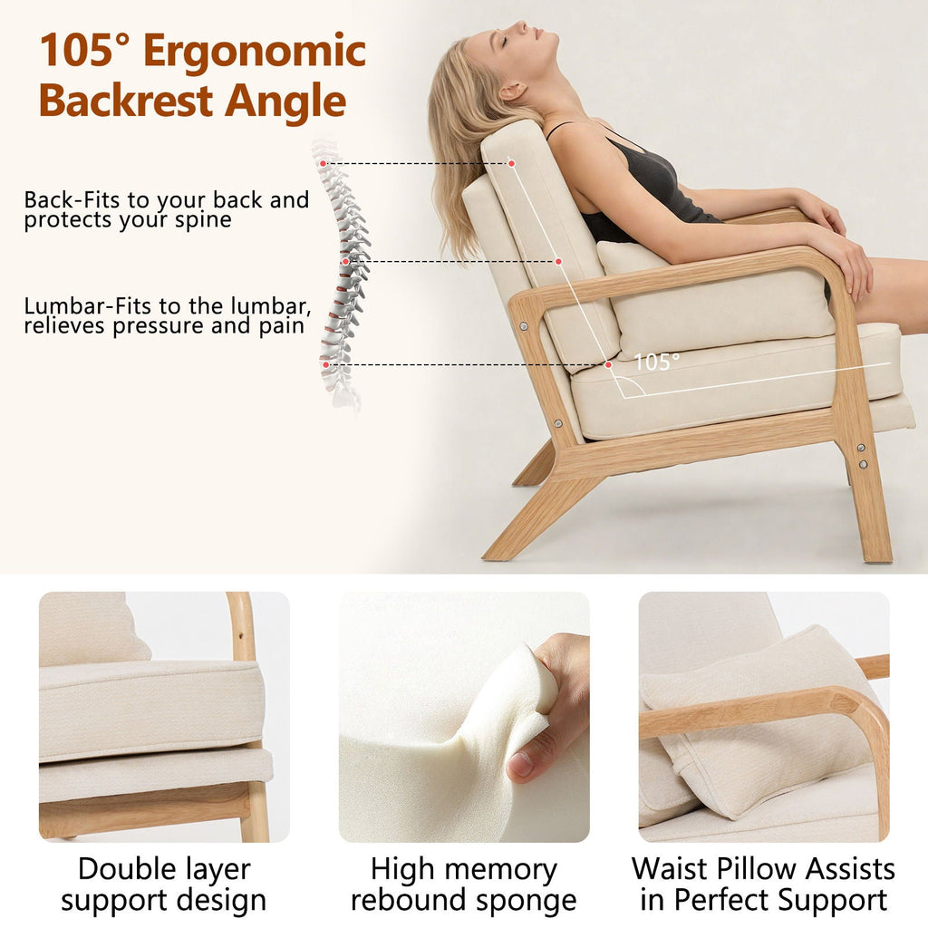 Upholstered Living Room Chair by Unique Piece Furniture