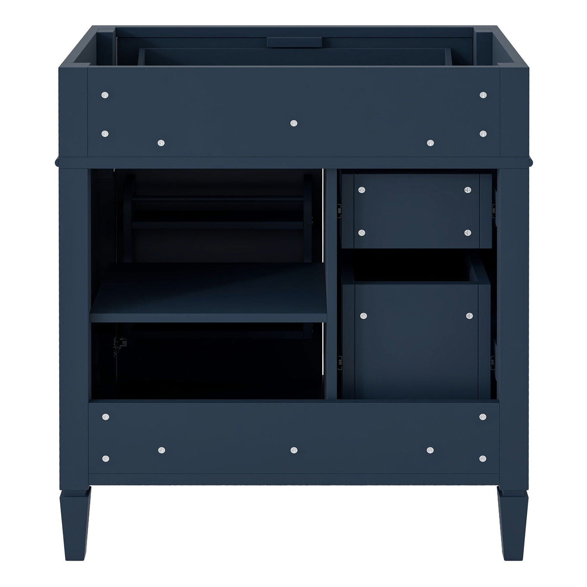Bathroom Vanity With 2 Drawers And Tip-Out Drawer, Storage Cabinet by Unique Piece Furniture