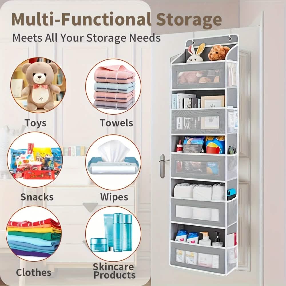 5-Tier Over-the-Door Storage Box Organizer by DailySale