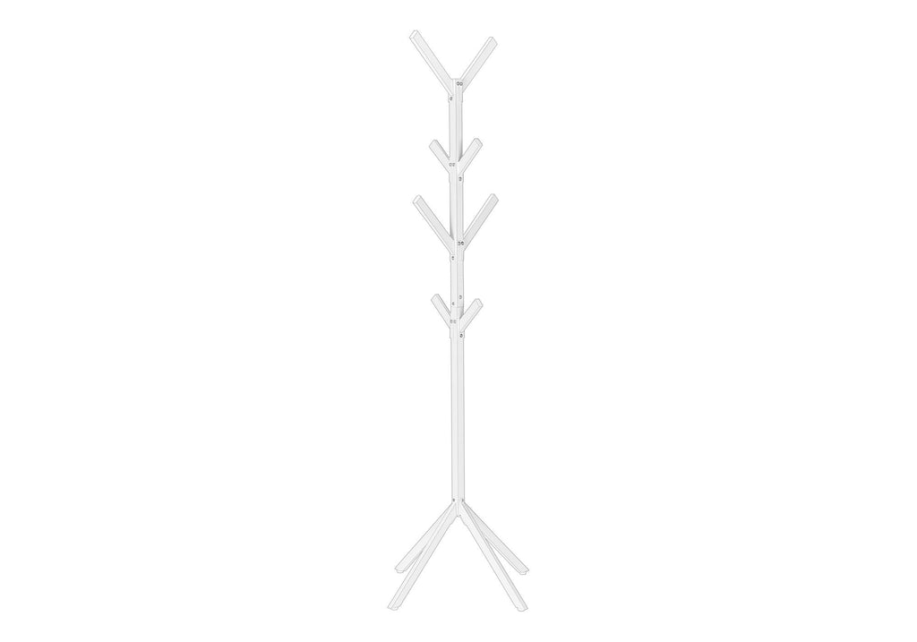 Coat Rack, Hall Tree, Free Standing, 8 Hooks, Entryway, Contemporary & Modern by Unique Piece Furniture