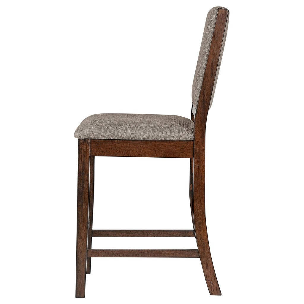 Patterson Upholstered Counter Chair Mango Oak (Set of 2) by Unique Piece Furniture
