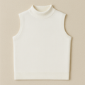 Knit Sleeveless Turtleneck by profile-nyc
