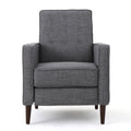 Mid-Century Modern Recliner With Button Tufted Waffle Stitch by Unique Piece Furniture
