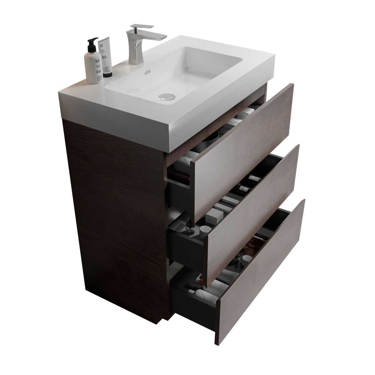 Alice - Bathroom Vanity With Large Storage, Freestanding by Unique Piece Furniture