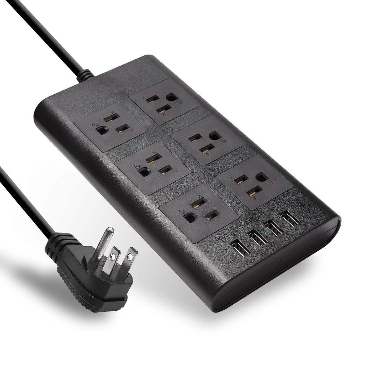 9.8ft USB Power Strip Surge Protector by DailySale