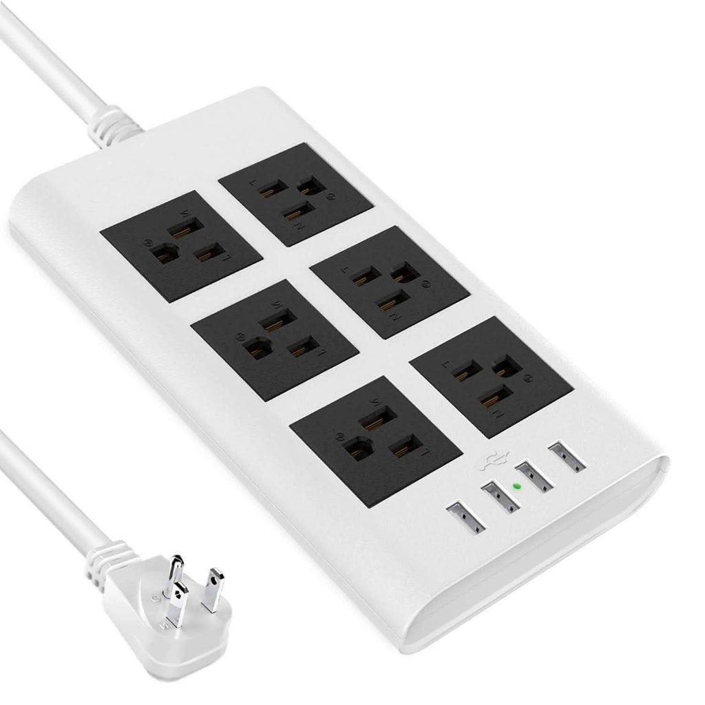 9.8ft USB Power Strip Surge Protector by DailySale