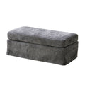 Ottoman Foot Stool With Metal Legs by Unique Piece Furniture