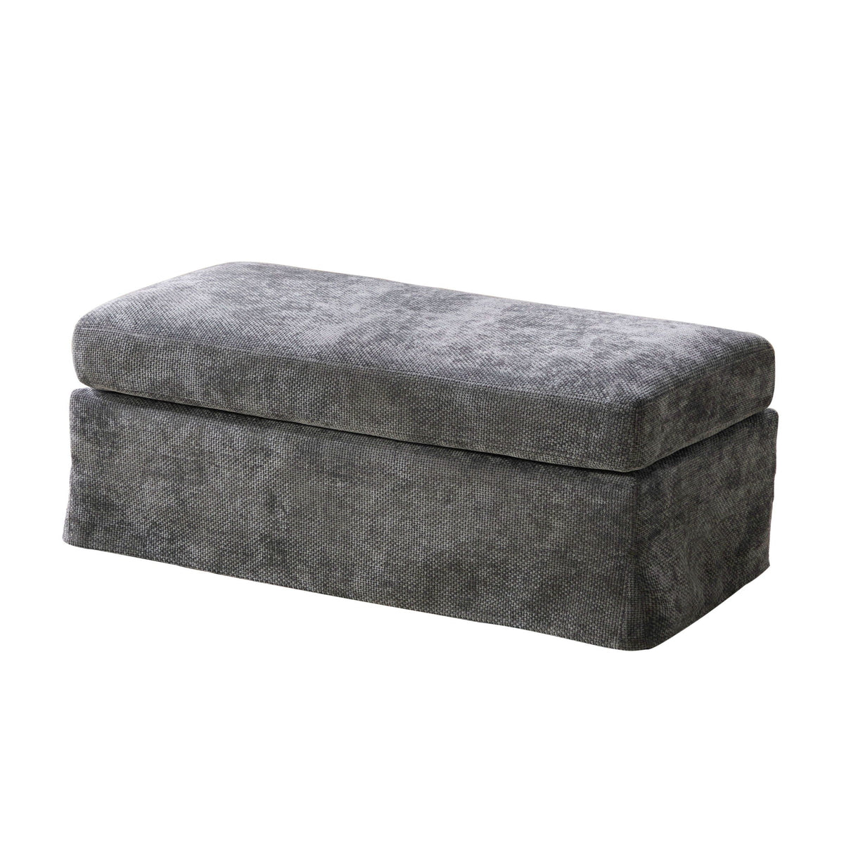 Ottoman Foot Stool With Metal Legs by Unique Piece Furniture