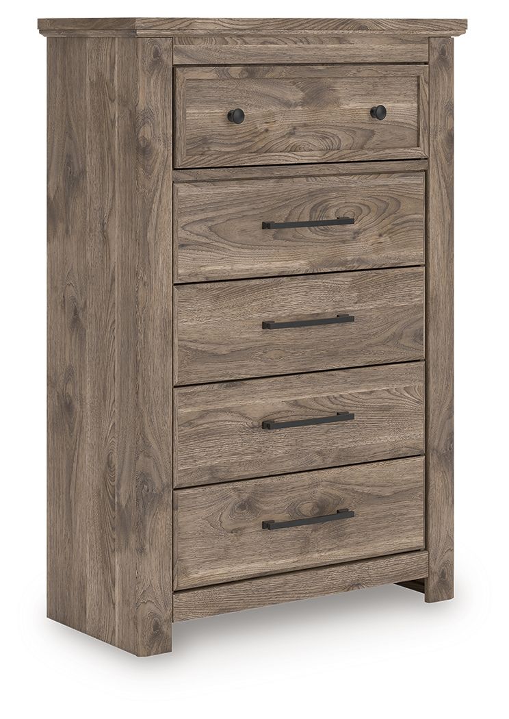 Rusticott - Five Drawer Chest - Brown by Unique Piece Furniture