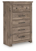 Rusticott - Five Drawer Chest - Brown by Unique Piece Furniture