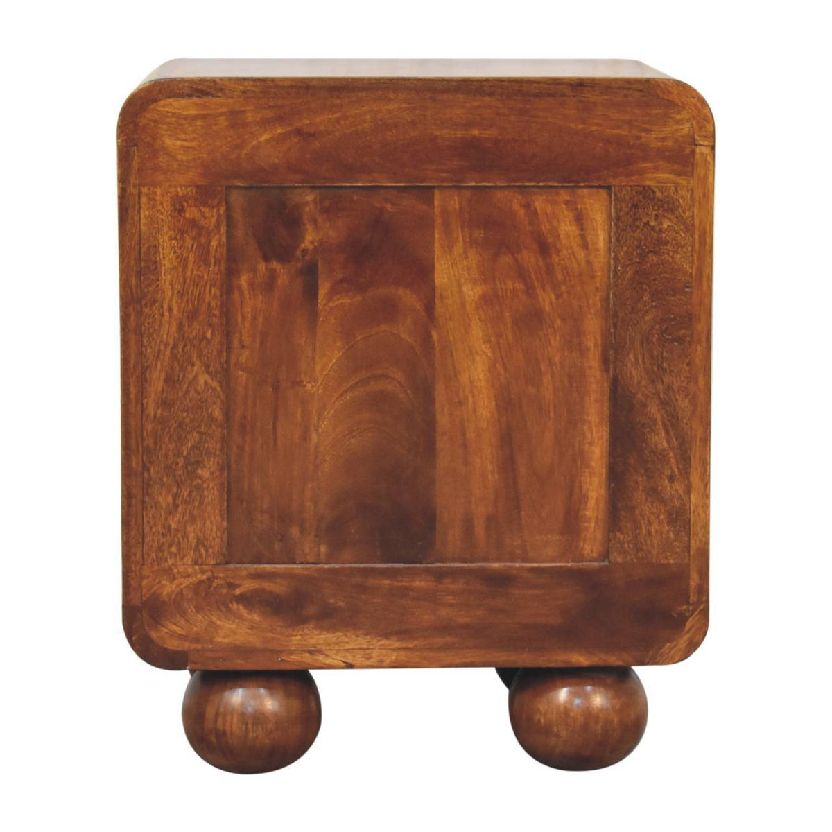 Open Woven Bedside Table, 1 Drawer - Chestnut by Unique Piece Furniture