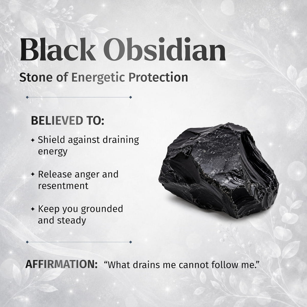 Premium Black Obsidian Talisman by Conscious Items