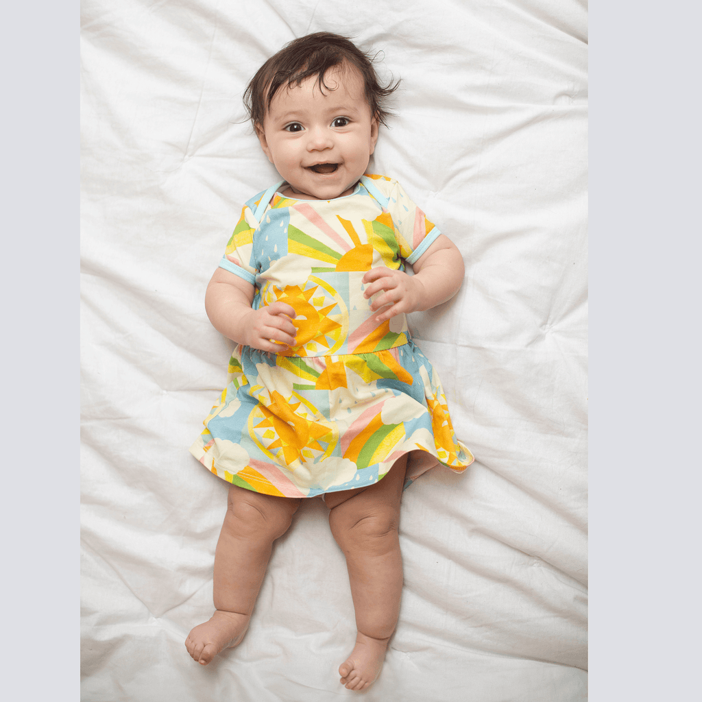 Charlie baby onesie dress | Sun by anise & ava