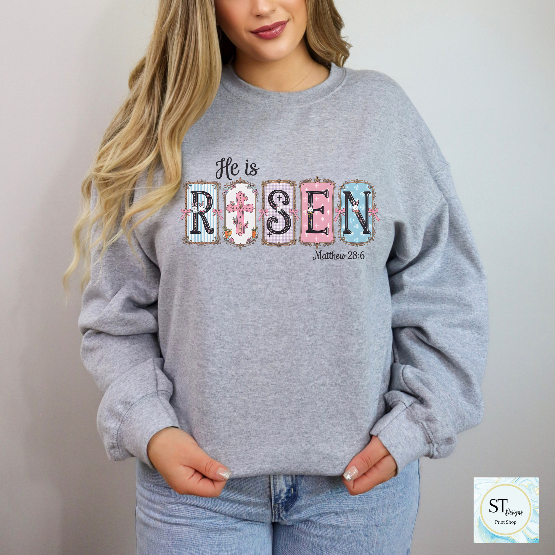 He is Risen by ST Designs Store