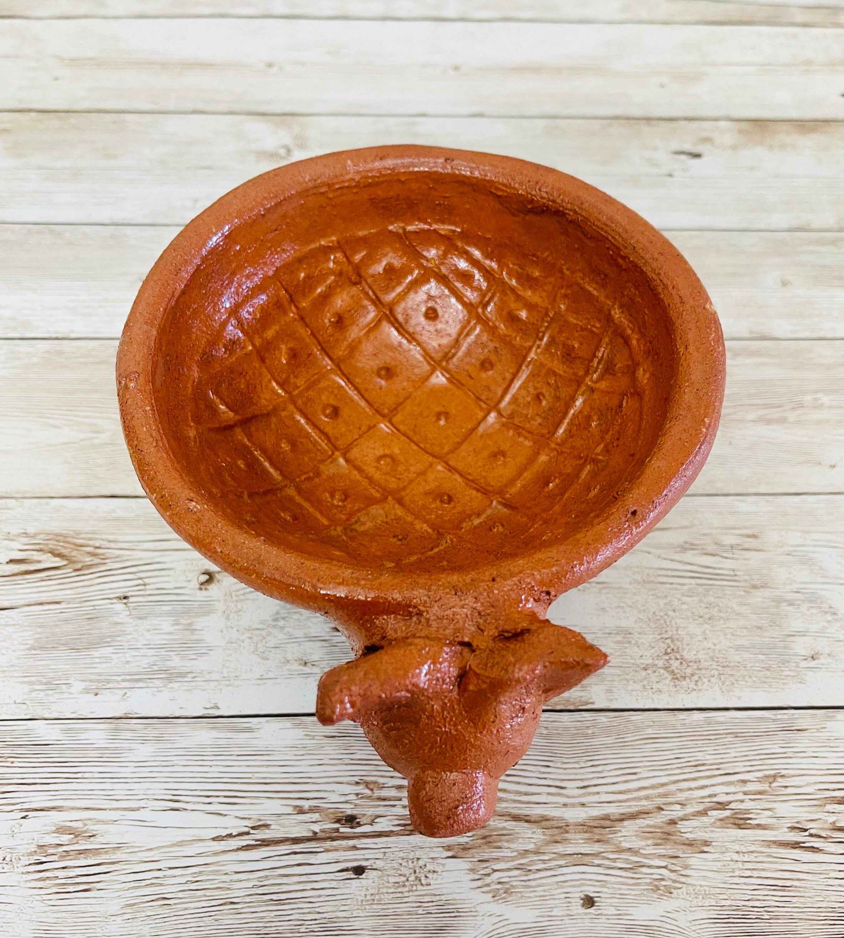 Authentic Mexican Molcajete Terra Cota Molcajete Mexicano de Barro