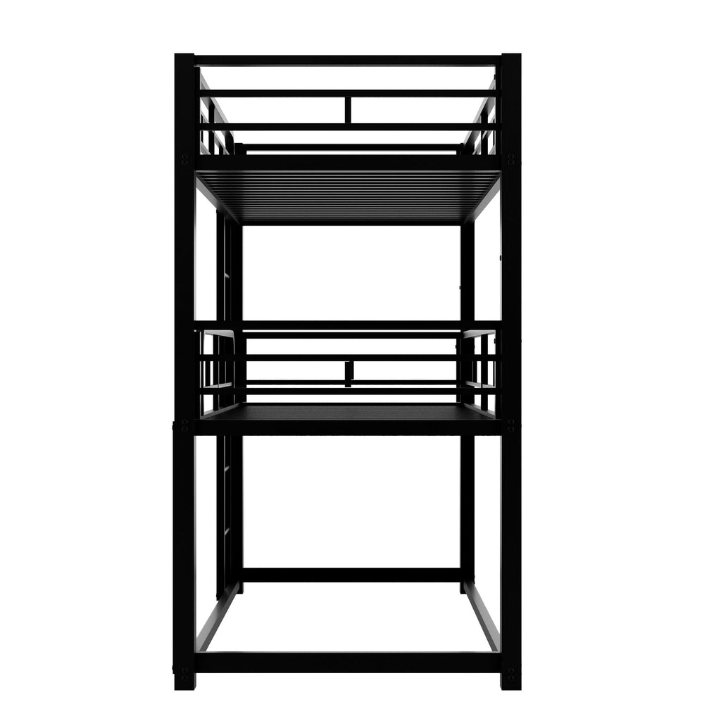 Triple Bunk Bed With Sturdy Construction And Space Saving Design by Unique Piece Furniture