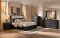 Leandro 5-piece Queen Bedroom Set Burnished Black by Unique Piece Furniture