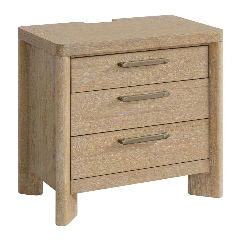 3 Drawer Nightstand - Tan by Unique Piece Furniture