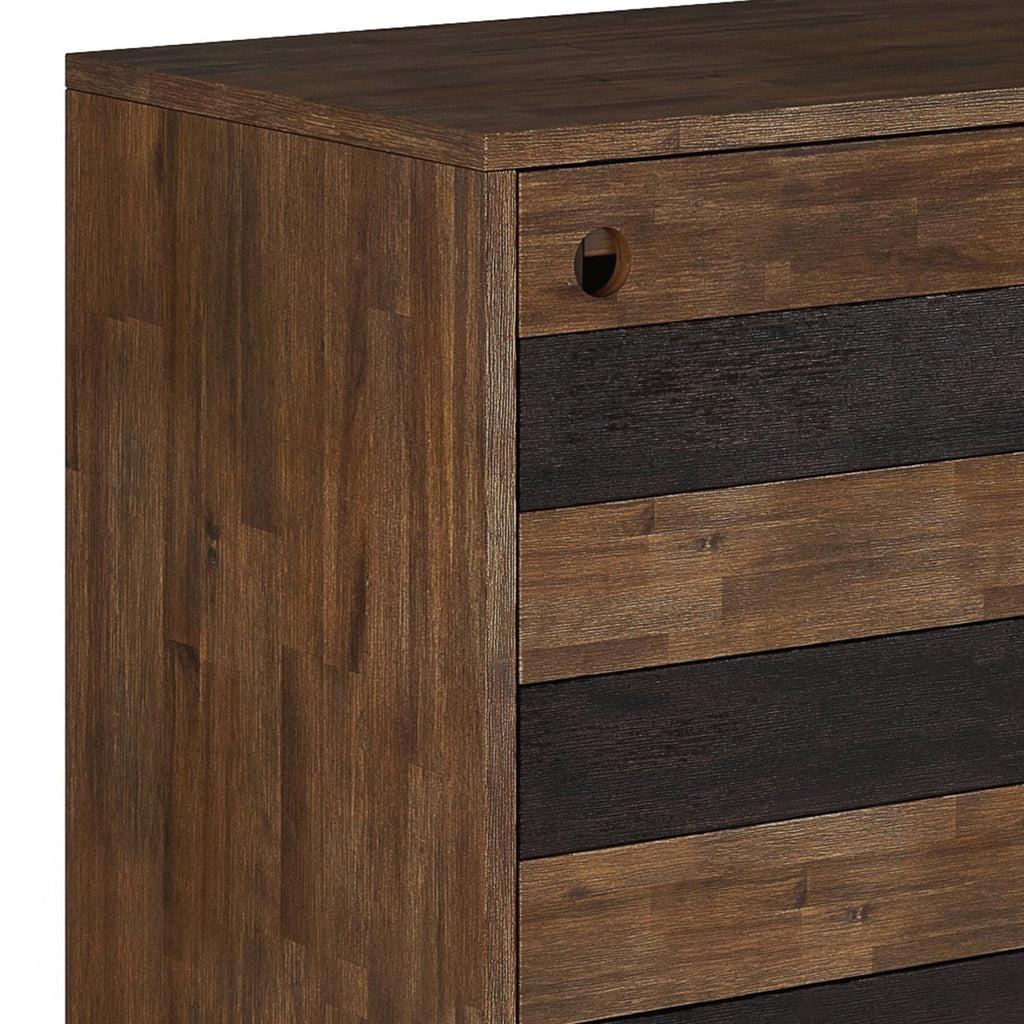Clarkson - Medium Storage - Rustic Natural Aged Brown by Unique Piece Furniture
