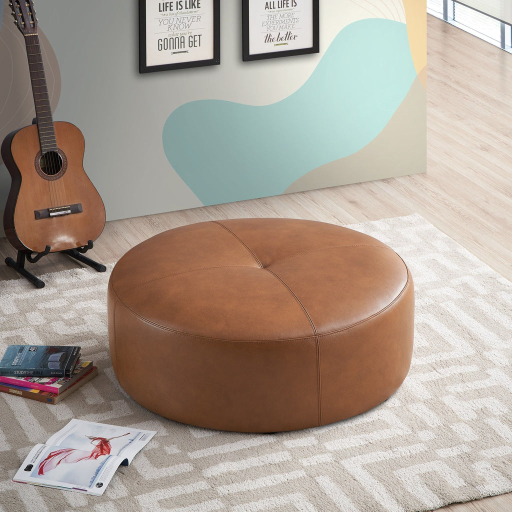 Rochelin - Ottoman - Tan by Unique Piece Furniture