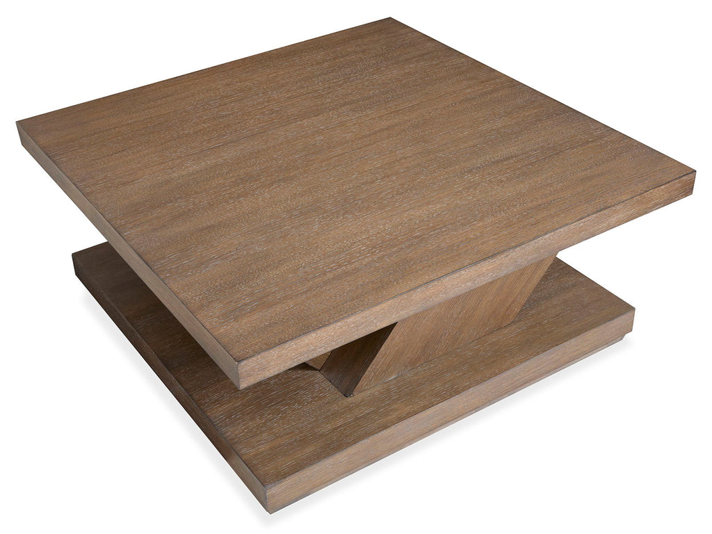 Lansbury - Square Cocktail Table With Casters - Antique Wheat by Unique Piece Furniture
