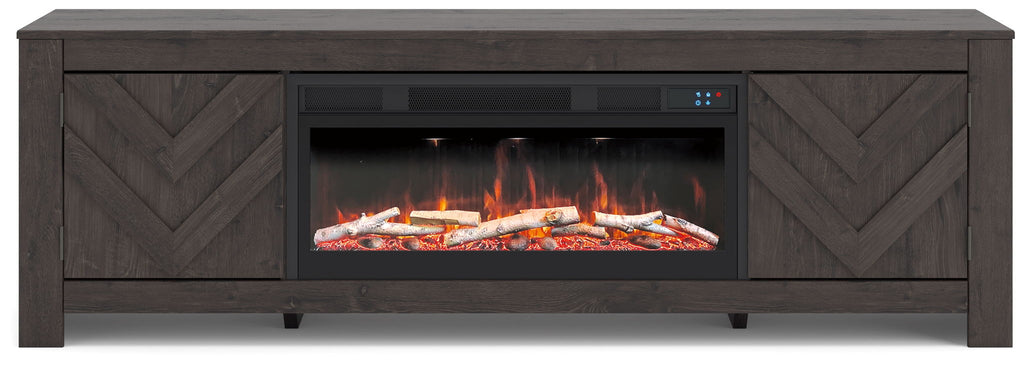 Cayboni - LG TV Stand With Fireplace Option by Unique Piece Furniture