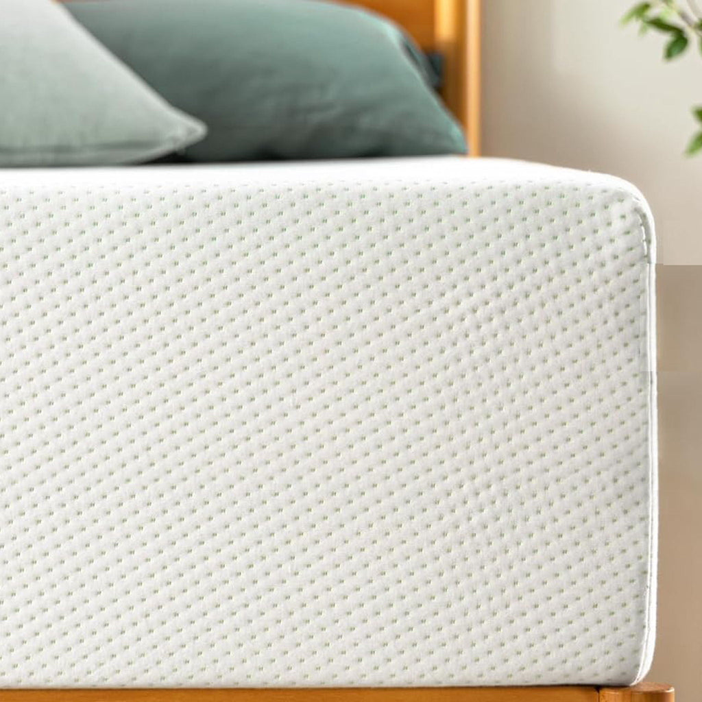 10" Tea Memory Foam Mattress In Box, Fiberglass Free by Unique Piece Furniture