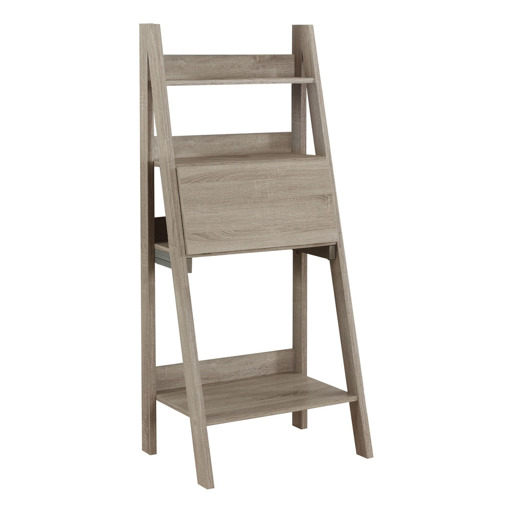 Computer Desk For Home Office, Laptop, Leaning, Storage Shelves by Unique Piece Furniture