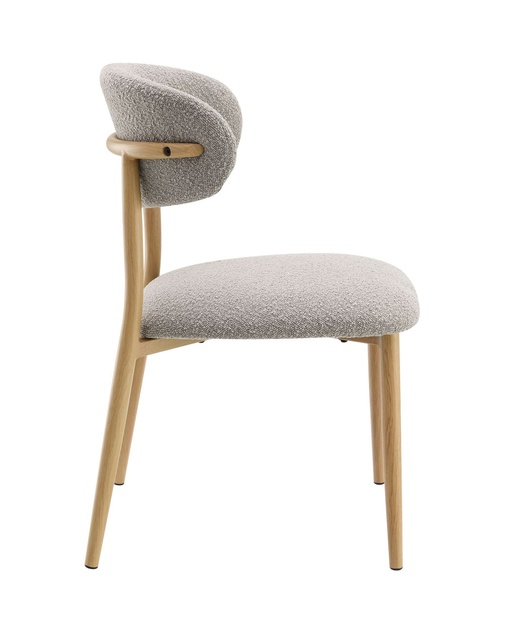 Kacey - Boucle Side Chair (Set of 2) - Gray by Unique Piece Furniture