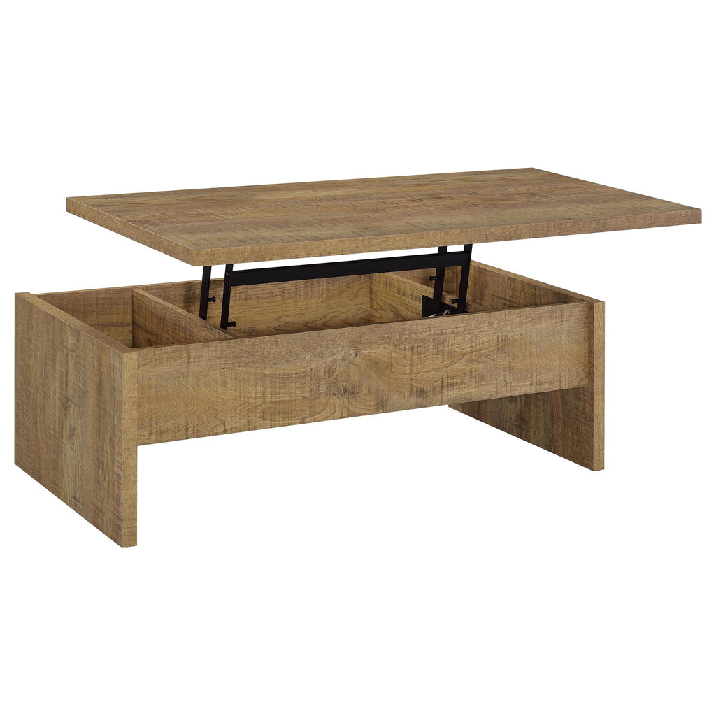 Canoga Engineered Wood Lift Top Cocktail Coffee Table Mango by Unique Piece Furniture