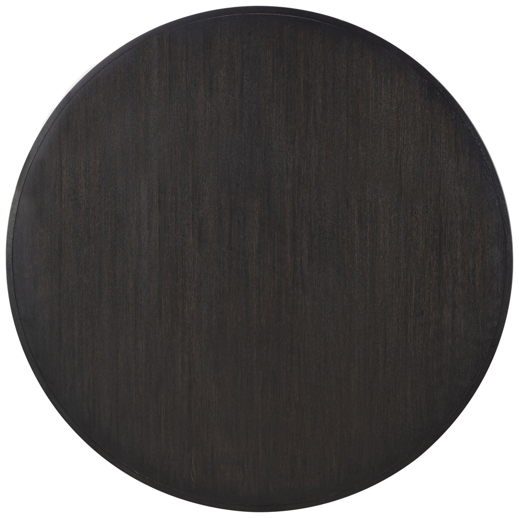 Leandro 60-inch Round Dining Table Burnished Black by Unique Piece Furniture