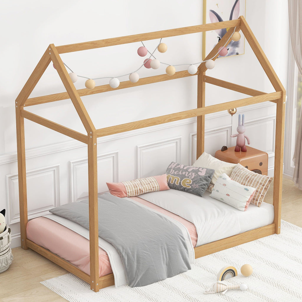 Wooden House Shaped Bed by Unique Piece Furniture