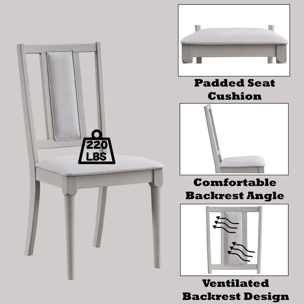 Marta - Side Chair (Set of 2) - Beige / Natural by Unique Piece Furniture