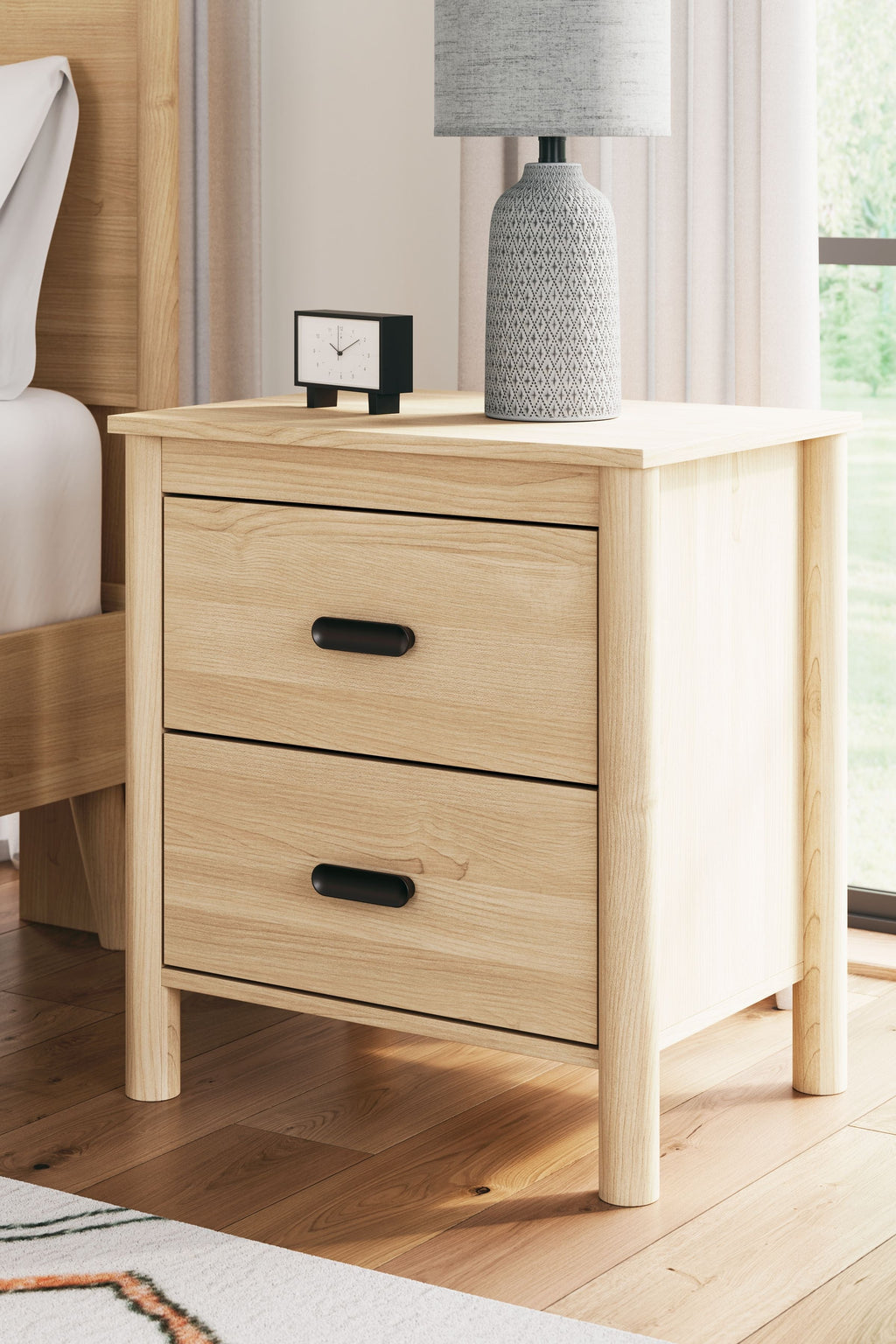 Cabinella - Two Drawer Night Stand - Tan by Unique Piece Furniture